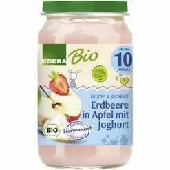 EDEKA Bio Erdbeere In Apfel Mit Joghurt 190G