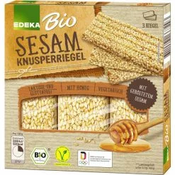EDEKA Bio Sesam Knusperriegel 3ST 75G