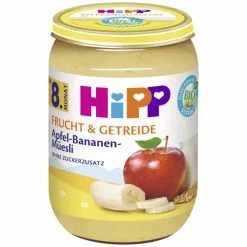 Hipp Bio Frucht & Getreide Apfel-Bananen-Müesli Ab 8.Monat 190G