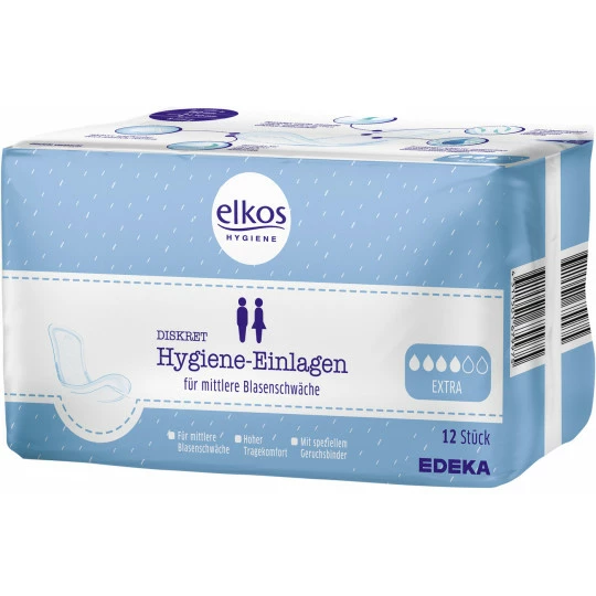 Elkos Hygiene-Einlagen Extra 12ST 1 Elkos Hygiene-Einlagen Extra 12ST