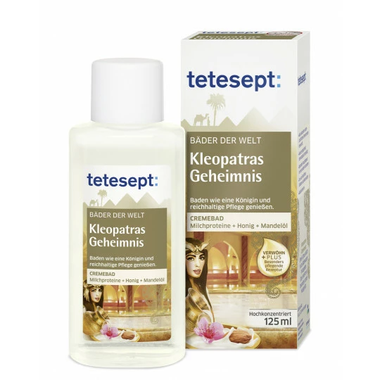 Tetesept Kleopatras Geheimnis Cremebad 125ML 1 Tetesept Kleopatras Geheimnis Cremebad 125ML